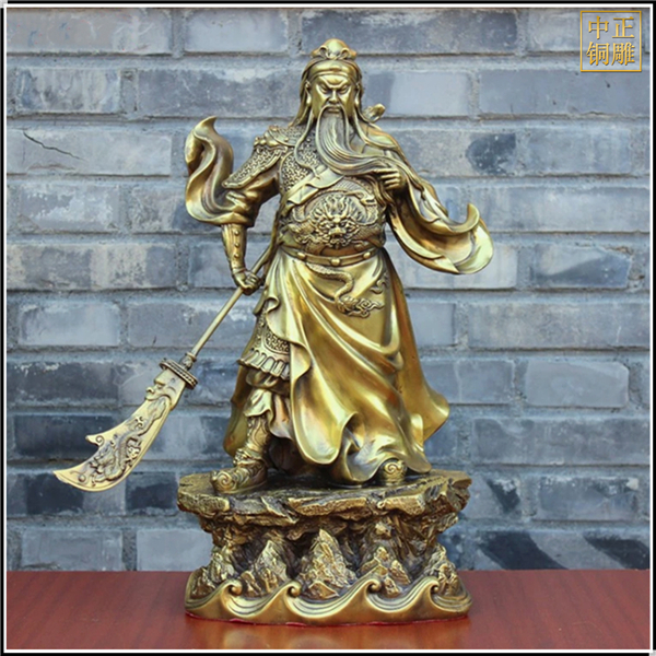 黃銅提刀關公雕塑像.jpg 黃銅提刀關公雕塑像.jpg